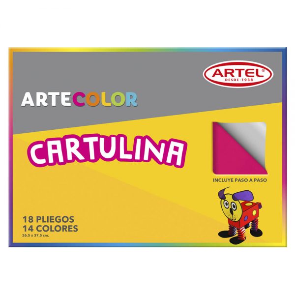 CARPETA ARTECOLOR CARTULINA ARTEL 18 PLIEGOS