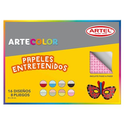 CARPETA ARTECOLOR PAPELES ENTRETENIDOS ARTEL