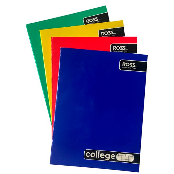 CUADERNO COLLEGE 80 HOJAS 7MM ROSS