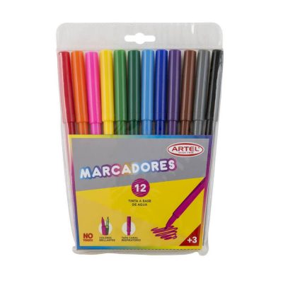 MARCADORES ARTEL 12 COLORES