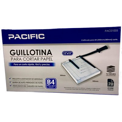 GUILLOTINA PACIFIC PARA CORTAR PAPEL 30X38 PULGADAS