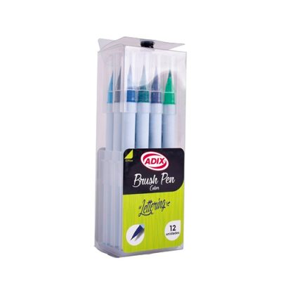 BRUSH PEN COLOR LETTERING 12 COLORES