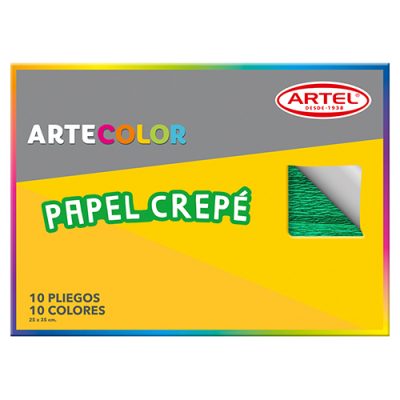 CARPETA PAPEL CREPE ARTEL 10 PLIEGOS