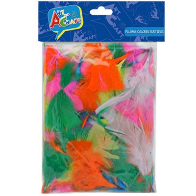 PLUMAS COLORES SURTIDOS
