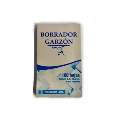 BLOCK BORRADOR GARZON