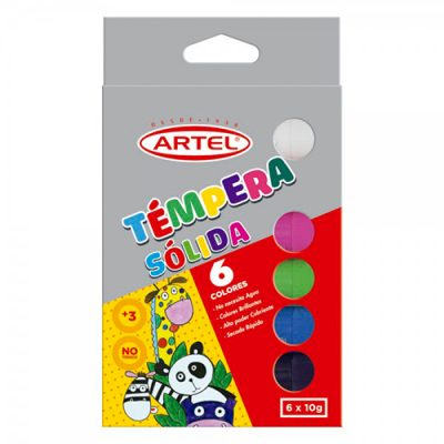 TEMPERA SOLIDA ARTEL 6 COLORES