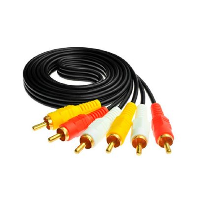 CABLE 3 RCA A 3 RCA DE 1.5MTS DBLUE