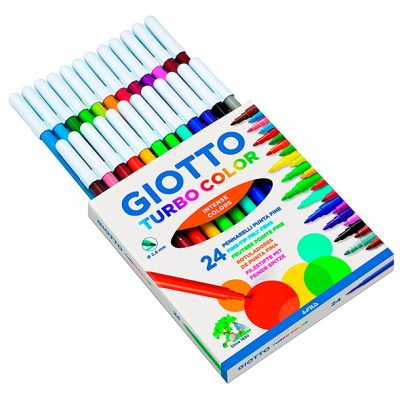 ROTULADORES GIOTTO TURBO COLOR 24 COLORES