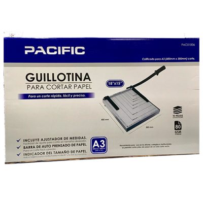 GUILLOTINA PACIFIC PARA CORTAR PAPEL 46X38 PULGADAS