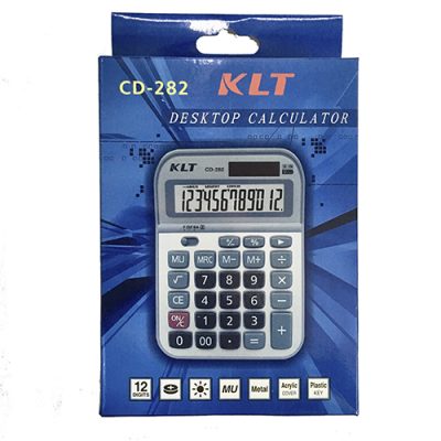 CALCULADORA BASICA KLT CD-282 12 DIGITOS