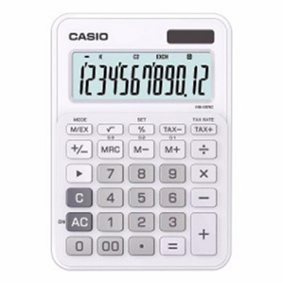 CALCULADORA CASIO MS-20NC-WE BLANCA