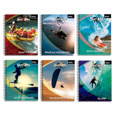 CUADERNO UNIVERSITARIO ROSS SPORT X ACTION 100 HOJAS