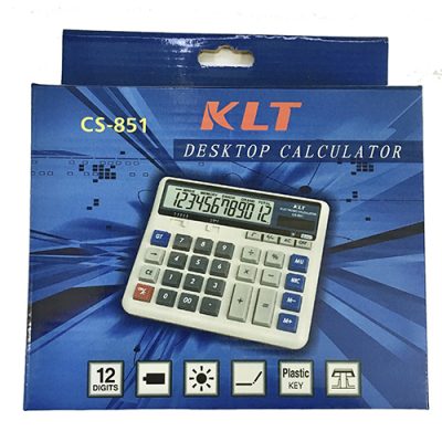 CALCULADORA BASICA KLT CS-851 12 DIGITOS