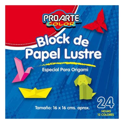 BLOCK DE PAPEL LUSTRE PROARTE 16X16 CMS.