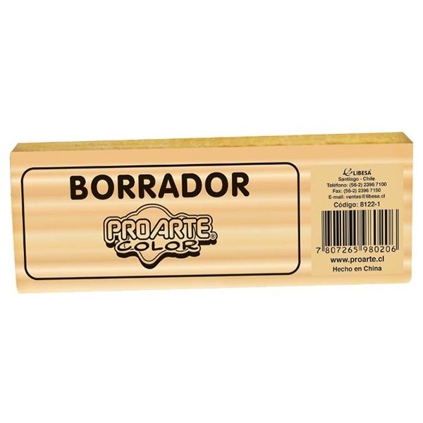 BORRADOR PIZARRA MADERA PROARTE