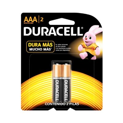 PILA DURACELL AAA 2 PILAS