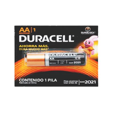 PILA DURACELL AA 1 PILA