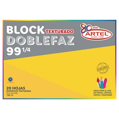 BLOCK DOBLEFAZ ARTEL 20 HOJAS 37.5 x 53.5 CMS