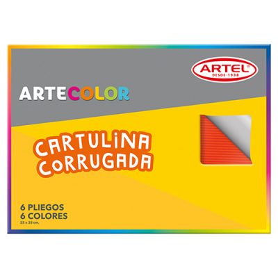 CARPETA ARTECOLOR CARTULINA CORRUGADA ARTEL 6 PLIEGOS
