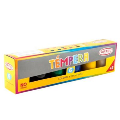 TEMPERA ARTEL 6 COLORES