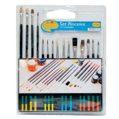 SET DE PINCELES 15 UNIDADES HAND