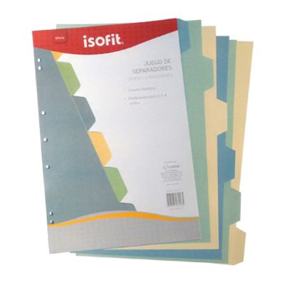 SEPARADOR CARTA ISOFIT 6 POSICIONES