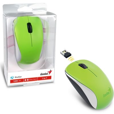 MOUSE INALAMBRICO OPTICO GENIUS VERDE