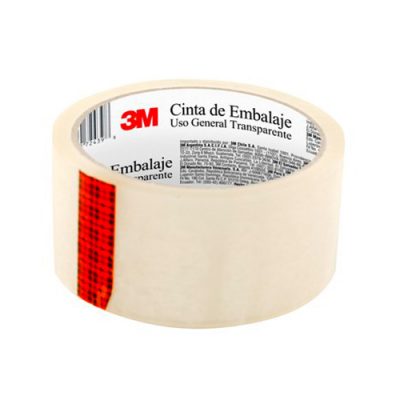CINTA DE EMBALAJE TRANSPARENTE 48MM X 40MTS USO GENERAL 3M
