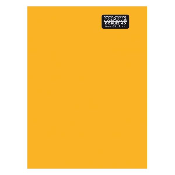 CUADERNO DOBLEZ 40 HOJAS 7MM COLORES PROARTE - Imagen 2