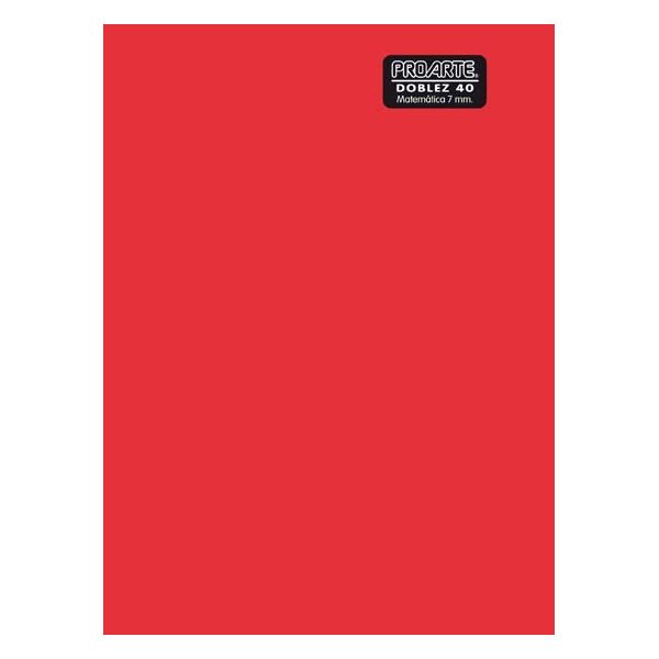CUADERNO DOBLEZ 40 HOJAS 7MM COLORES PROARTE - Imagen 4