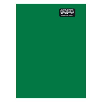CUADERNO DOBLEZ 40 HOJAS 7MM COLORES PROARTE