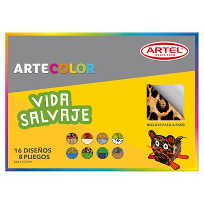 CARPETA ARTECOLOR VIDA SALVAJE ARTEL 8 PLIEGOS