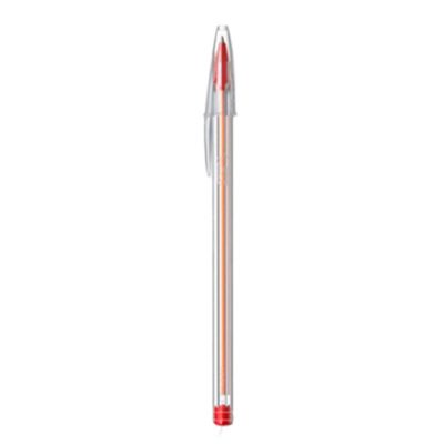 ​LAPIZ PASTA BIC CRISTAL PUNTA FINA ROJO