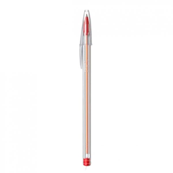 ​LAPIZ PASTA BIC CRISTAL PUNTA FINA ROJO