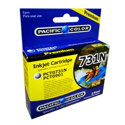 CARTRIDGE ALTERNATIVO PACIFIC COLOR 731N NEGRO 15ML.