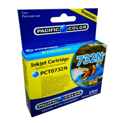 CARTRIDGE ALTERNATIVO PACIFIC COLOR 732N CYAN 15ML.