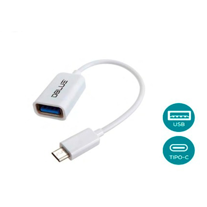 CABLE TIPO C A USB HEMBRA DBLUE – Librería Servicom