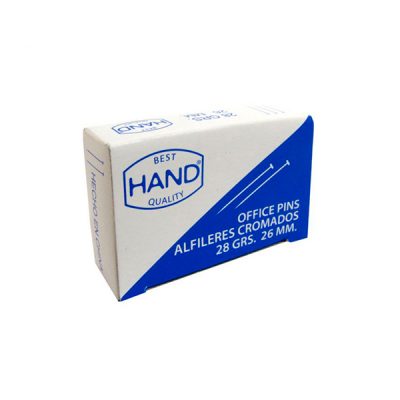 ALFILERES CROMADOS 26MM 26MM HAND