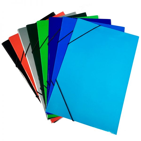 CARPETA CON ELASTICO COLORES SURTIDOS