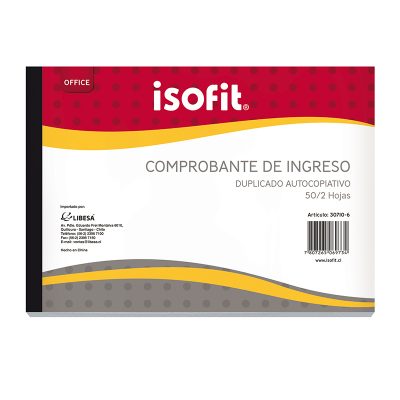 COMPROBANTE DE INGRESO DUPLICADO AUTOCOPIATIVO