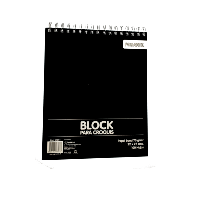 CROQUERA PAPEL BOND 70g 22X27CM  100 HOJAS PROARTE