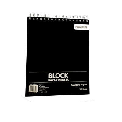 CROQUERA PAPEL BOND 70g 22X32CM  100 HOJAS PROARTE