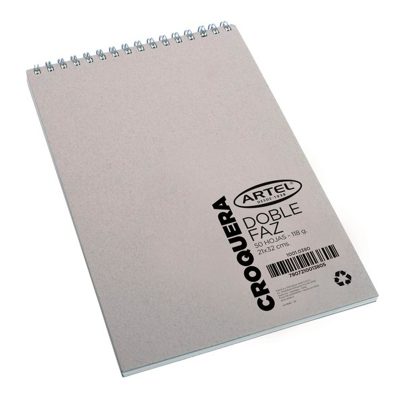 CROQUERA OFICIO 50 HOJAS DOBLE FAZ ARTEL