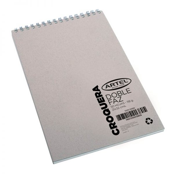 CROQUERA OFICIO 50 HOJAS DOBLE FAZ ARTEL