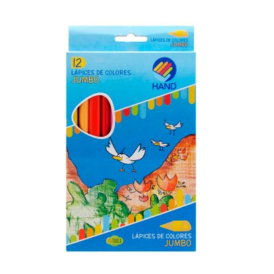 LAPICES DE 24 COLORES JUMBO HAND