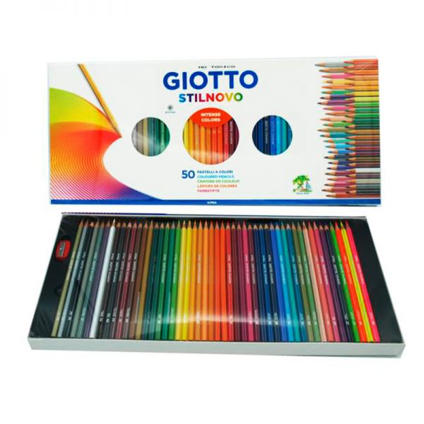 LAPICES DE COLORES STILNOVO 50 COLORES GIOTTO