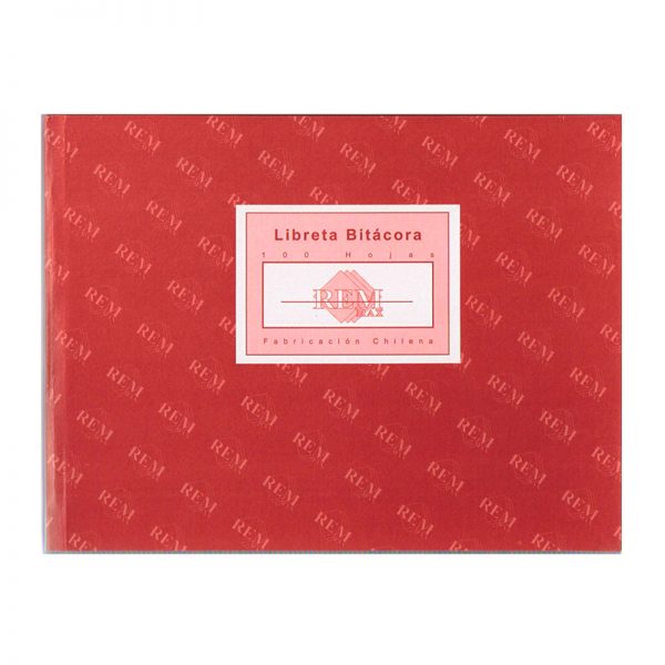 LIBRETA BITACORA 100 HOJAS REM