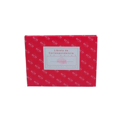 LIBRETA DE CORRESPONDENCIA 100 HOJAS REM