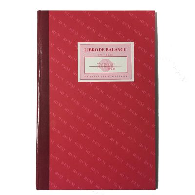 LIBRO DE BALANCE 50 HOJAS REM