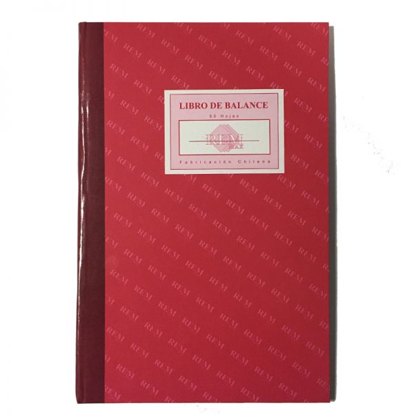 LIBRO DE BALANCE 50 HOJAS REM